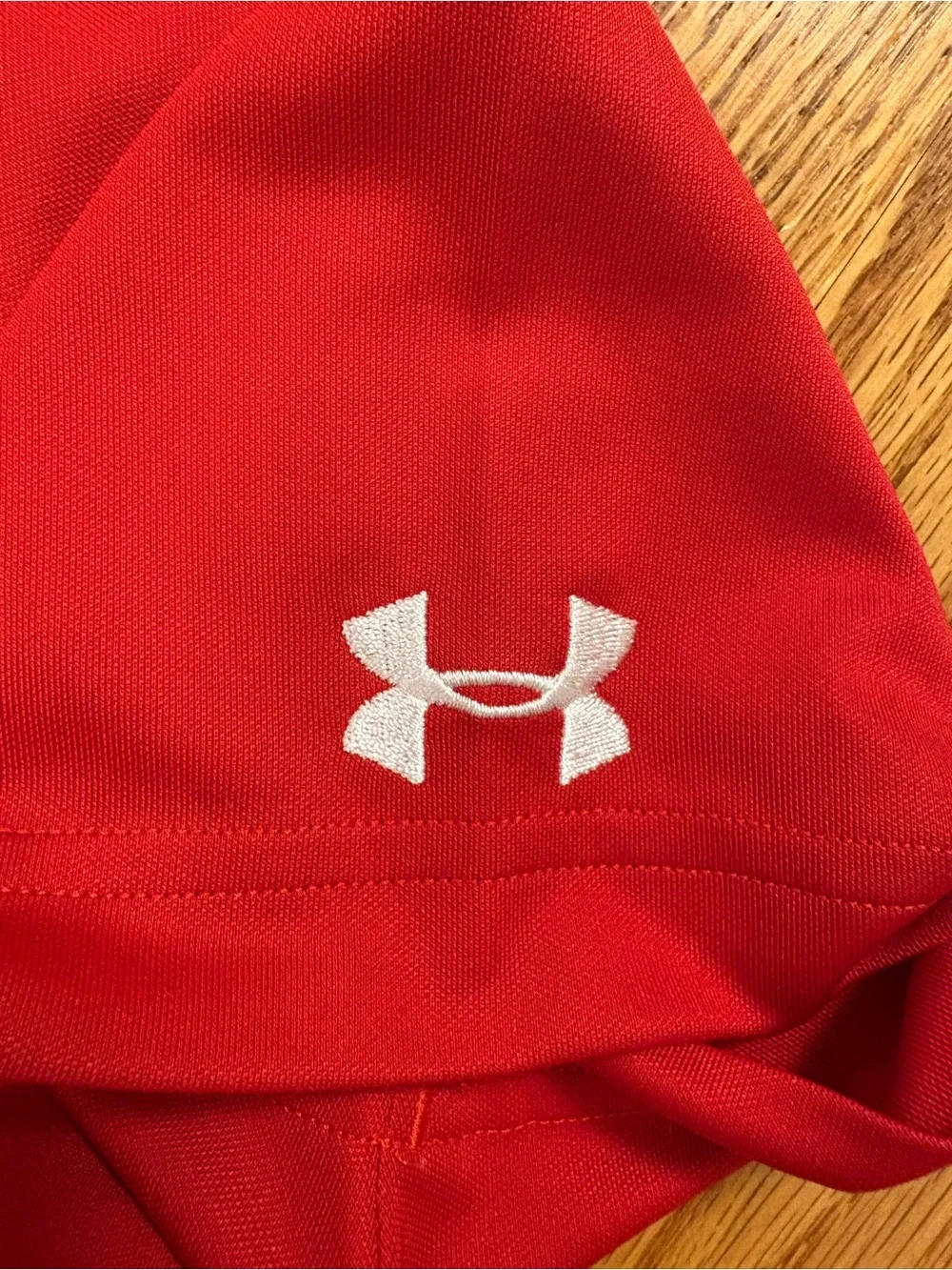 Under Armour Ole Miss Rebels HeatGear Polo Shirt Red Men’s Small NCAA Golf Polo - Picture 6 of 8